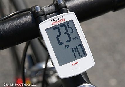 CatEye offers computer with big numbers for tired eyes Bicycle